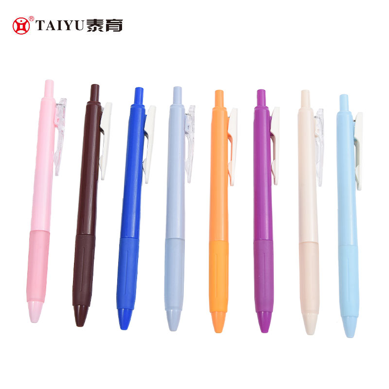 Students Use Roll Ball Pen With Classic Style Multi-Color Pen Holder 