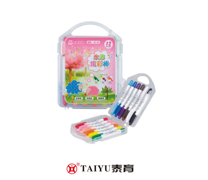 Students Use Crayon 12 Colors In Pp Box Smooth Costomized Color Crayon-XC 03