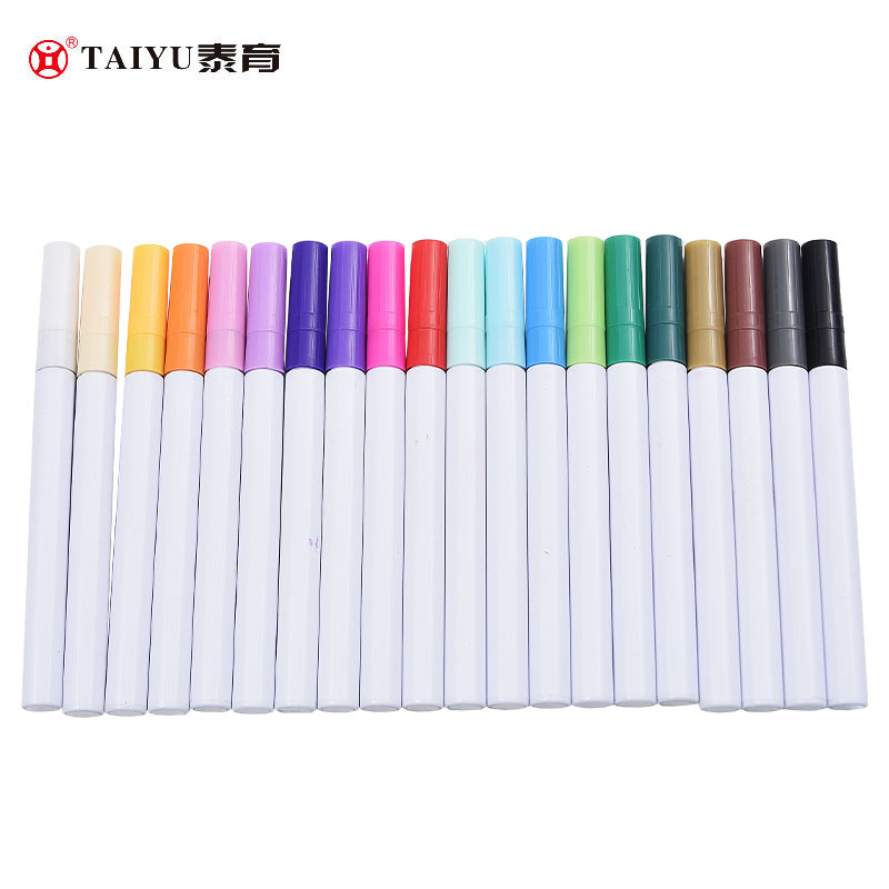 Acrylic pen with aluminum rod