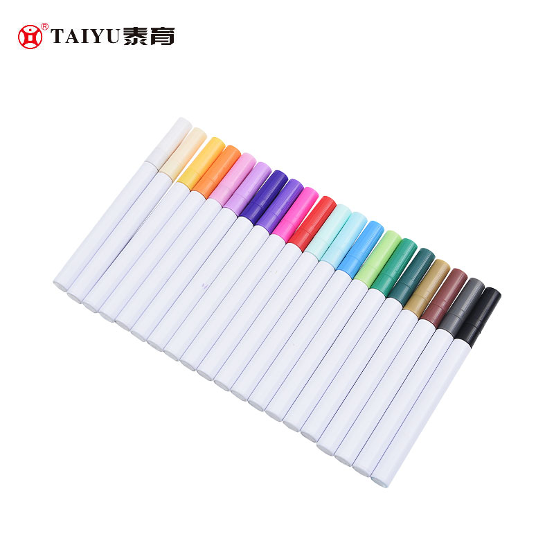 Acrylic pen with aluminum rod