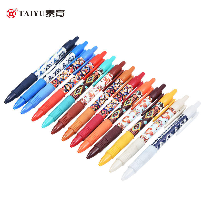 Students Use Roll Ball Pen With Ethnic Wind Design Series