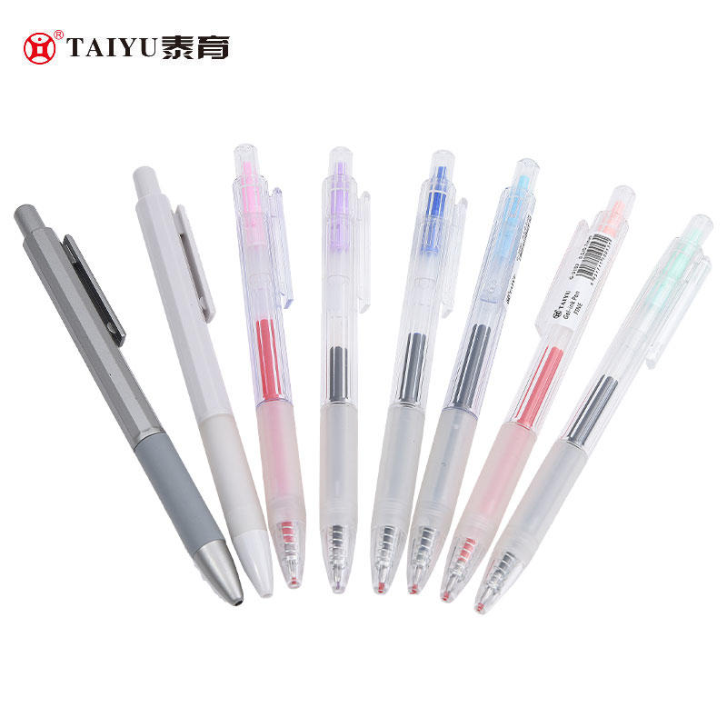 Office Use Roll Ball Pen With Classic Style Multi-Color Pen Holder 