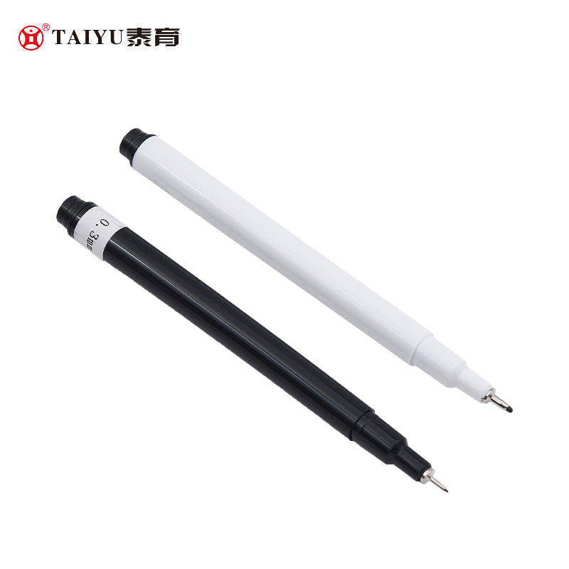 Multi-gauge black marker pen