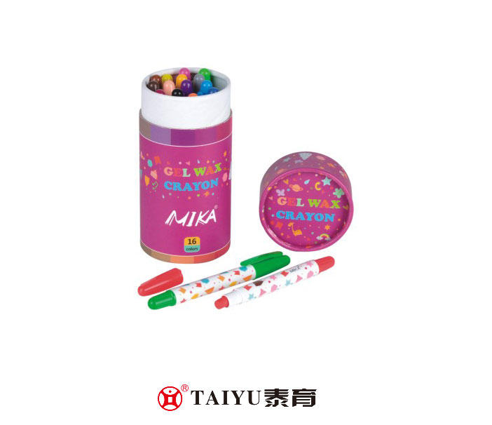 Students Use Crayon 12 Colors In Barrel With Pen Holder Crayon-XC 03