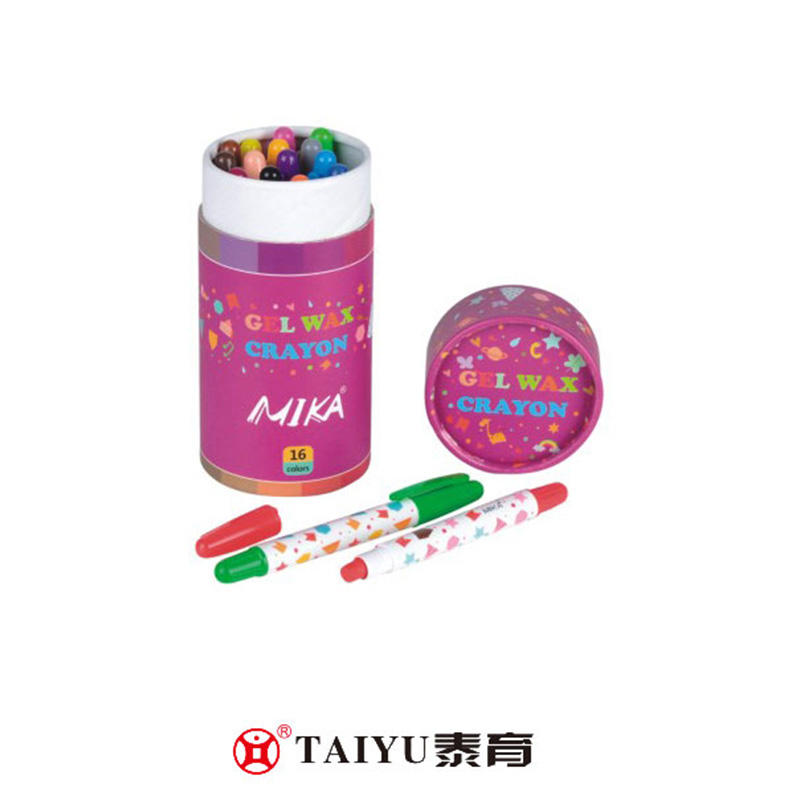 Students Use Crayon 12 Colors In Barrel With Pen Holder Crayon-XC 03