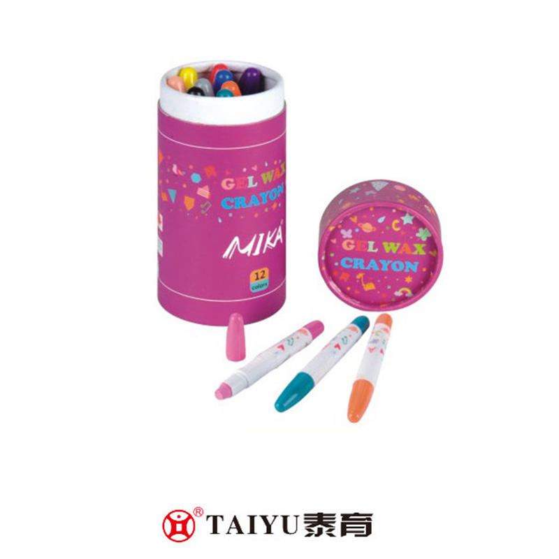 Students Use Crayon In Barrel Costomized Color And Environmental Protection And Pollution-Free Crayon-XC 02