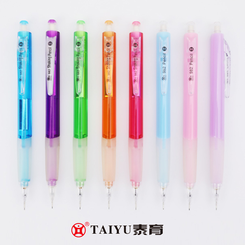 Student Use Shake Pen With Triangular Pen Holder Mechanical Pencil L982