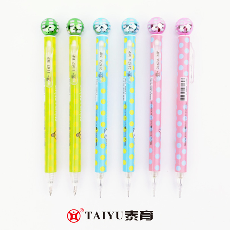 Students Use Mechanical Pencil Side Press Pen Holders And Action Figures Mechanical Pencil 2167A