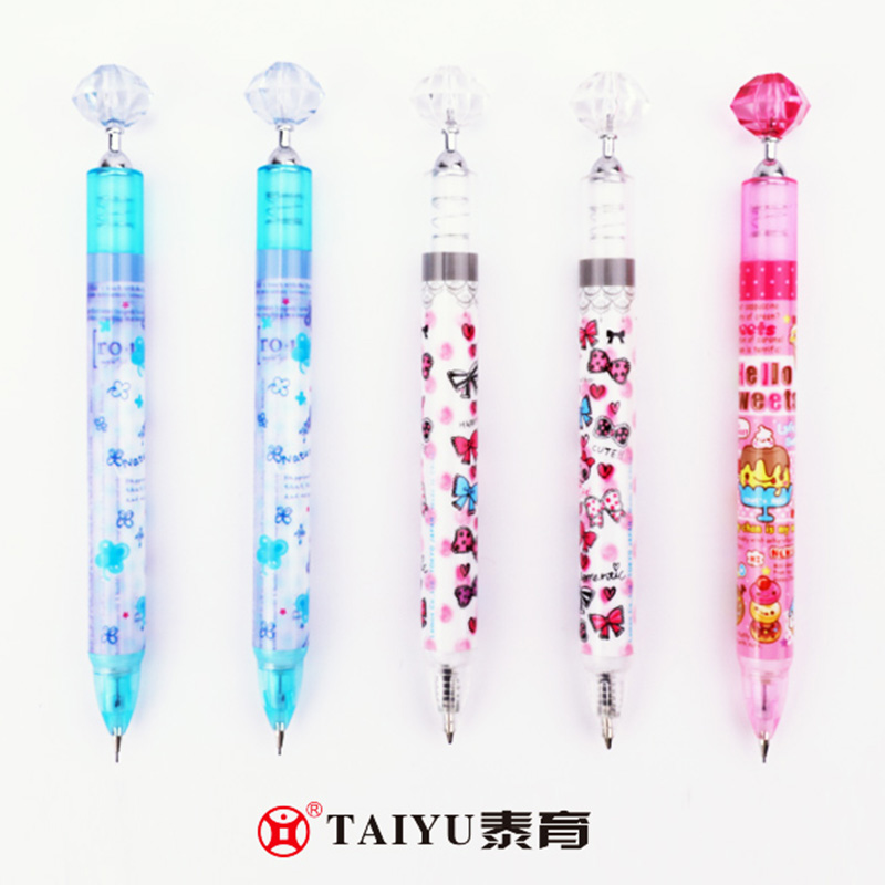 Student Use Cartoon Design Popular-Selling Plastic Nib Mechanical Pencil 2073